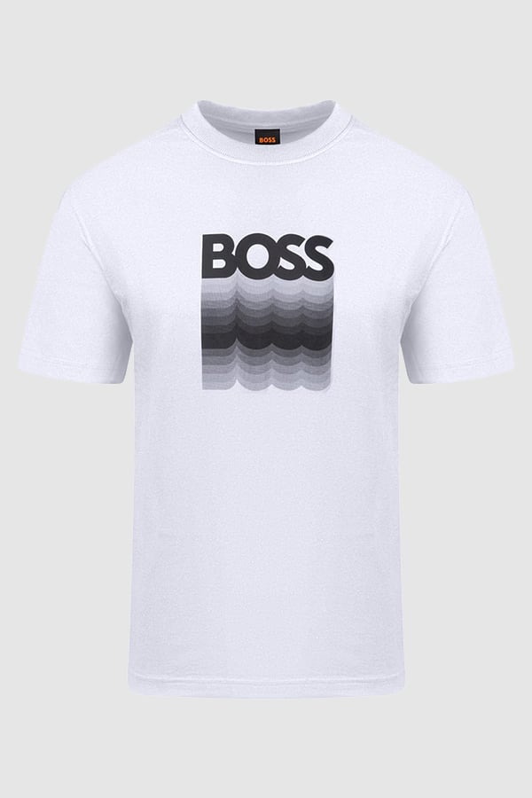 ΜΠΛΟΥΖΑ T-SHIRT BOSS - 100 ΛΕΥΚΟ